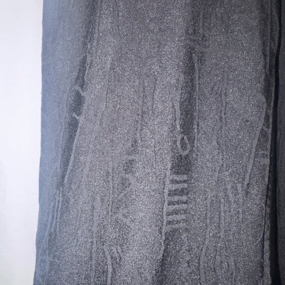 BITTE KAI RAND Black Fold Down High Waist Pull On Textured Straight Leg Pants XL - Picture 3 of 12